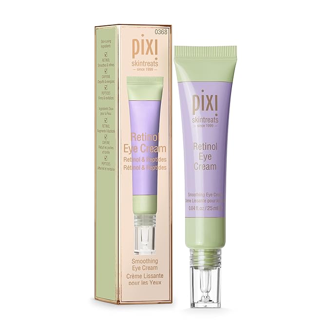 Pixi Beauty Retinol Eye Cream 25 ml | Sootuhing Eye Cream | Retinol Helps Smooth & Refine Delicate Eye Area | Peptides Help Minimize Fine Lines | 0.84 Fl Oz-BrightBean Baby