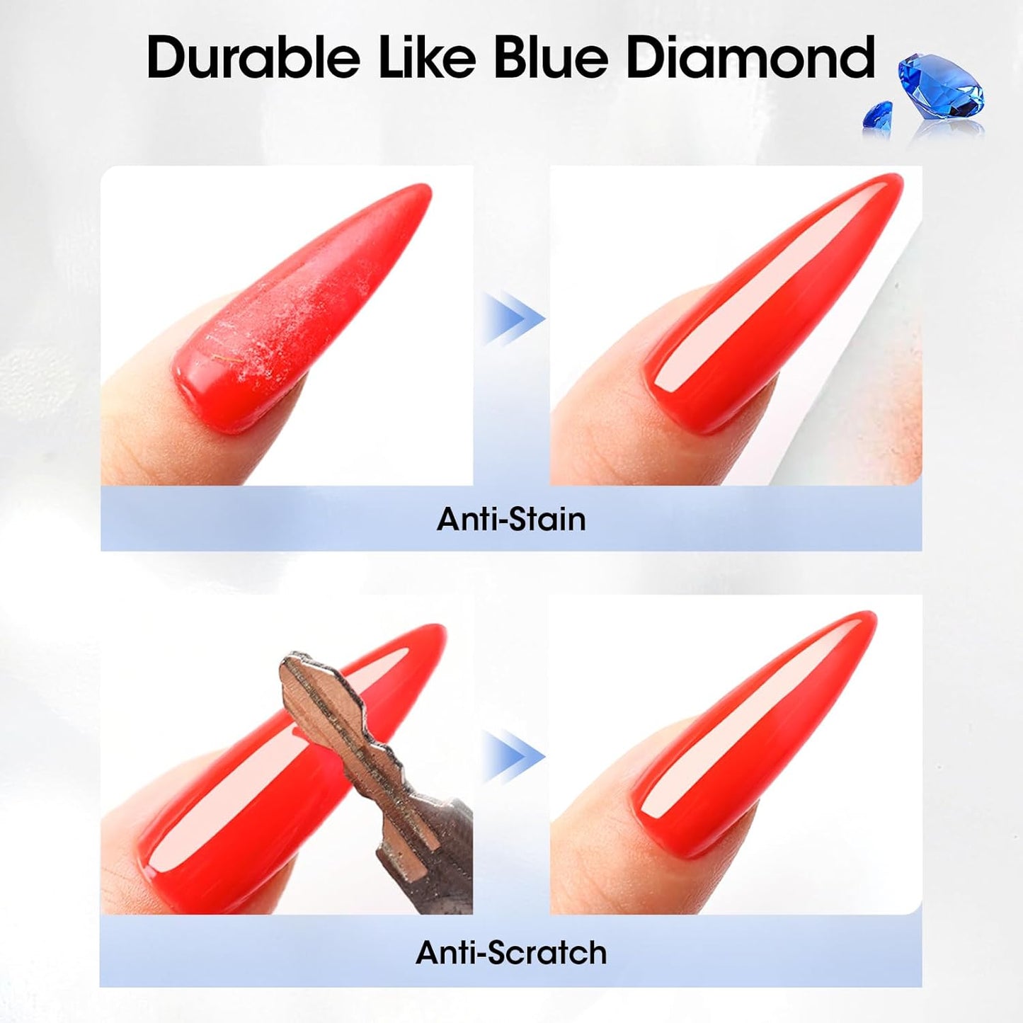 GELLEN 4 in 1 Builder Gel & Top Coat in a Bottle, 20ml Upgraded Formula Nail Gel for Nail Apex, Glossy Top Coat, 3D Nail Arts & Chrome Nails, Home Salon Manicure Gift for Women Girls-BrightBean Baby