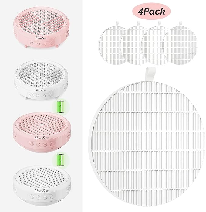 MelodySusie SProR Nail Dust Collector Replacement Filter,4 Pack Reusable Dust Filter for MelodySusie SProR Nail Dust Vacuum Fan Collector Extractor Electric Dust Suction Machine-BrightBean Baby