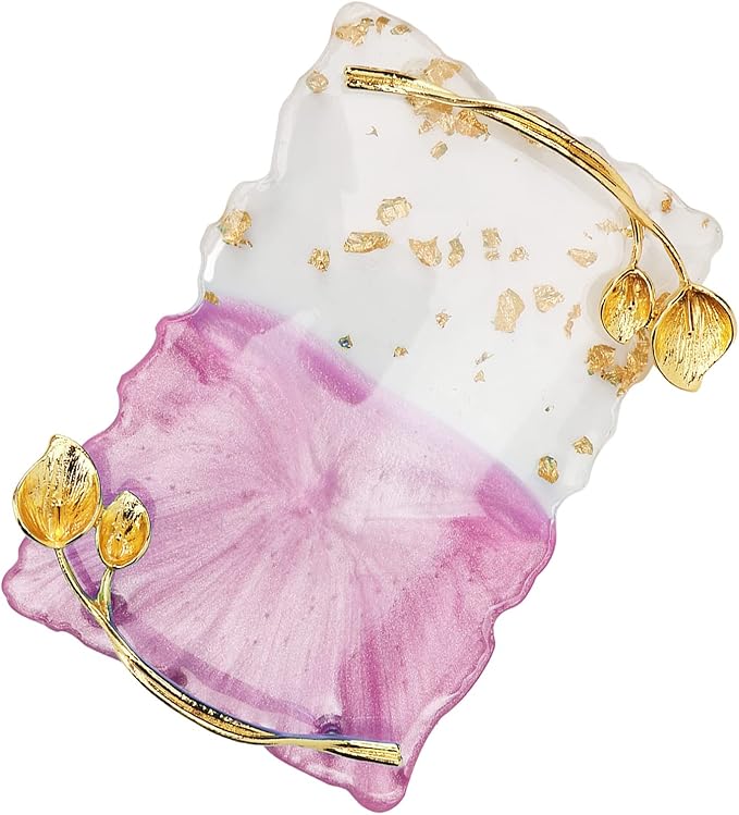 Resin Nail Palette Nail Palette Nail Art Makeup Display Board Manicure Stand Manicure Palette Nail Art Color Manicure Nails DIY Tool (Pink)-BrightBean Baby