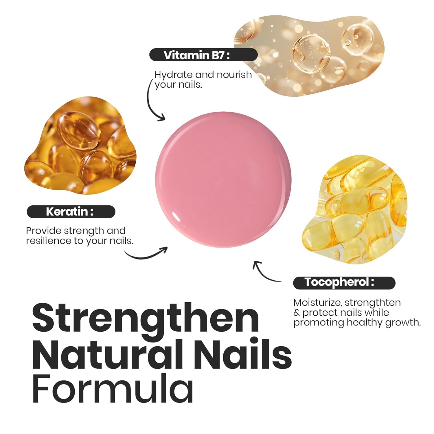 Beetles Nail Polish Set - Twilight Rose 6 Colors Quick Dry Baby Pink Burgundy Red Purple Plum High-Gloss Long-Lasting Nail Polish for DIY At-Home Manicure Fall Gift for Women-BrightBean Baby