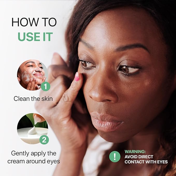 REMEDIAL PAX Eye Cream for Dark Circles and Puffiness, Bags Under Eyes Treatment, Anti-Aging Collagen Eye Cream for Wrinkles, Day & Night Caffeine Eye Cream with Niacinamide Dimethicone-BrightBean Baby