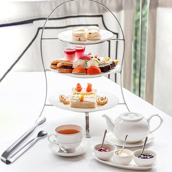 Gejoy 12 Pieces Mini Tongs Stainless Steel Small Sugar Serving Tongs for Charcuterie Board Appetizers Dessert Serving Food Tiny Party Danish Candy(4.3 Inch,Silver)