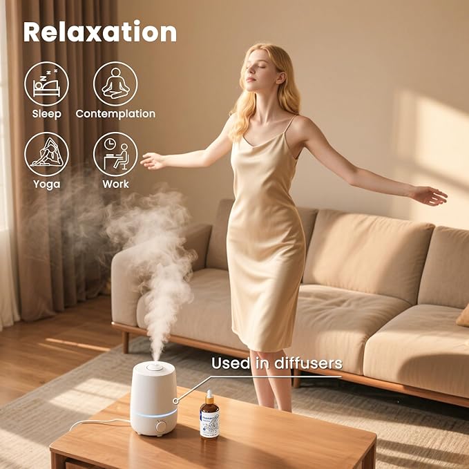 HIQILI 100ML Frankincense Essential Oil, for Massage, 100% Pure and Natural 3.38 Fl Oz-BrightBean Baby