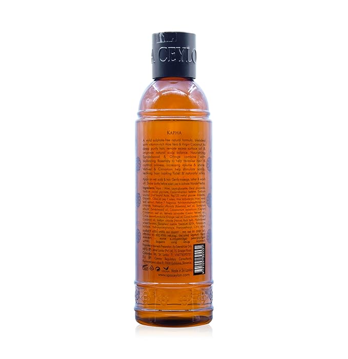 SPA CEYLON Sandalwood Vetiver Gentle Cleanser | Sulfate-Free | Oily Flat & Dull Hair Care | Natural-BrightBean Baby