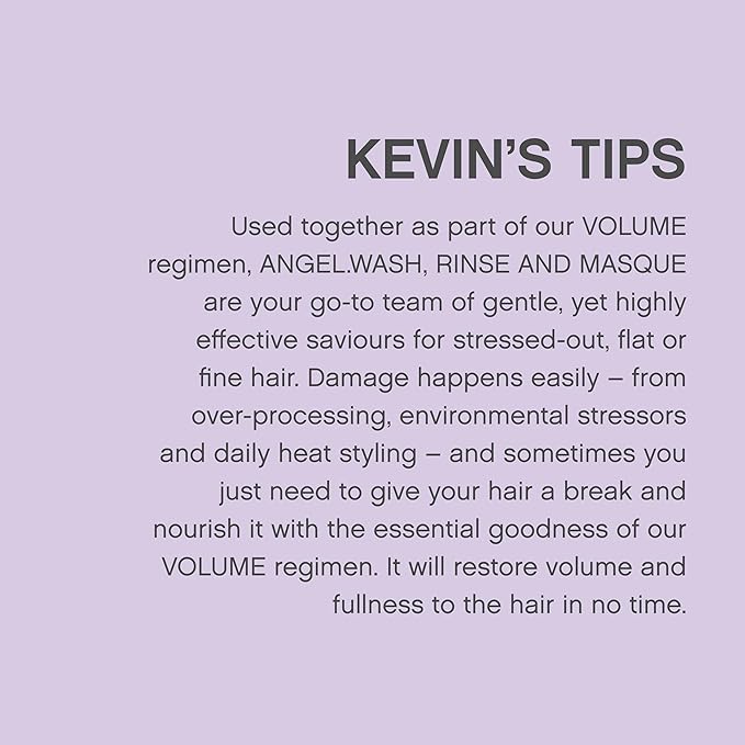 KEVIN.MURPHY BLONDE.ANGEL.WASH - Blonde Shampoo - Purple Shampoo for Blonde & Grey Hair - Colour Enhancement Hair Care - Colour Safe - Paraben & Sulphate Free - 1000 mL / 33.8 fl oz-BrightBean Baby