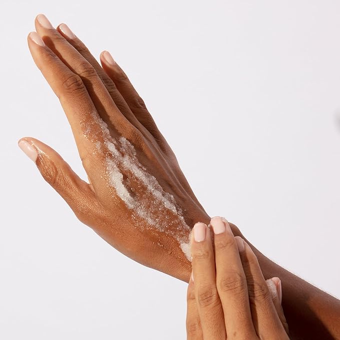 OUAI Scalp & Body Scrub Travel Size, Melrose Place - Exfoliating Body Scrub with Sugar & Coconut Oil Blend for Smooth, Moisturized Skin - Gentle for Removing Product Build Up (3.4 Oz)-BrightBean Baby