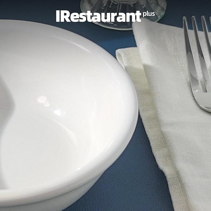 Stoneware Narrow Rim Commercial Grade Dinnerware, Bright White Fruit 4.5oz, Case of 36