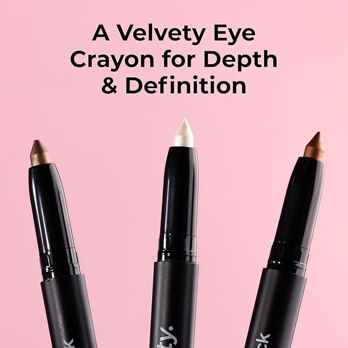 MCoBeauty Eyeshadow Stick, Matte, Caramel, Highly Pigmented, Built-in Sharpener, Vegan, Cruelty Free Cosmetics-BrightBean Baby