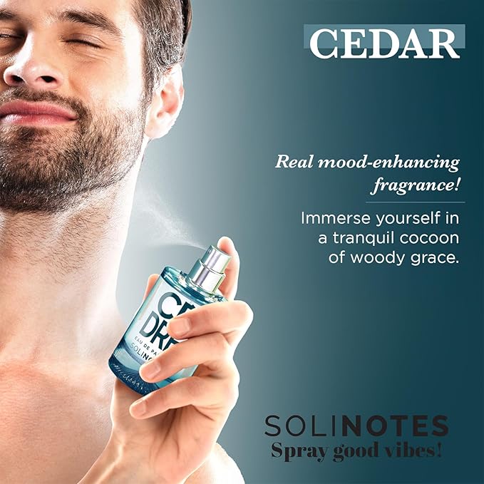 SOLINOTES Cedarwood Perfume for Men - Eau De Parfum | Refined Woody and Soothing Fragrance - Made in France - Vegan - 1.7 fl.oz-BrightBean Baby