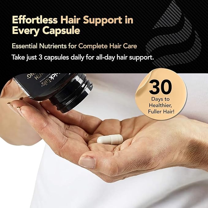 Hair Growth Vitamins for Women with Biotin, Collagen Peptides, Vitamin C & Omega-3 – 90 Capsules – Hair Supplements for Menopause & Postpartum – Hormonal Balance Support & Thicker Hair for Women-BrightBean Baby