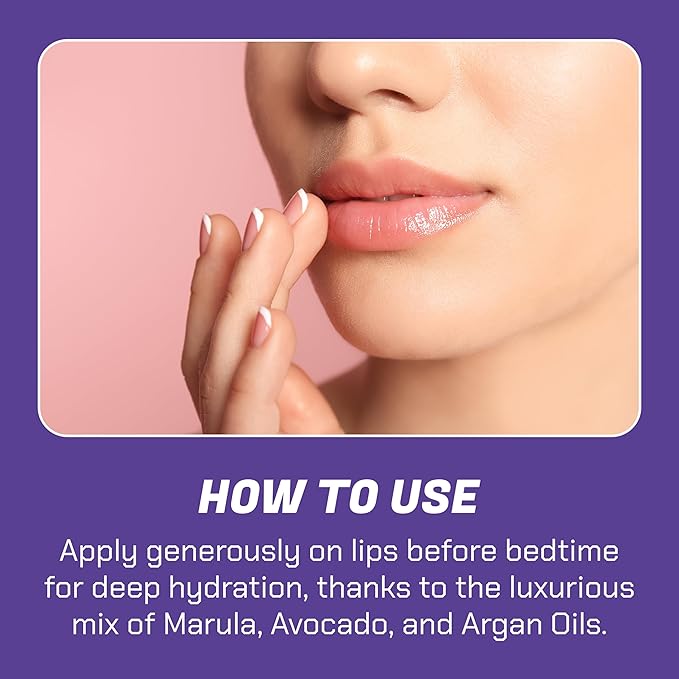 Sweet Dreams Sleeping Lip Mask - Overnight Lip Mask - Organic Lip Balm & Moisturizer - Hydration - Rich in Antioxidants - Paraben & Sulfate Free - Travel Size - For Men & Women - 0.7 oz-BrightBean Baby