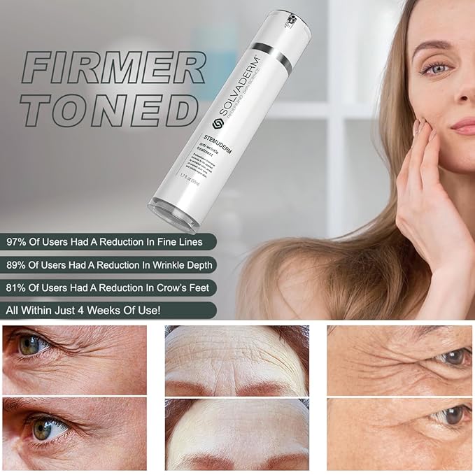 Stemuderm Face & Eye Cream - Anti Aging Skincare - Daily Moisturizer for Fine Lines, Wrinkles & Eyebags - Supports Production of Collagen & Elastin - Organic Stem Cell Complex - 1.7 oz (Pack of 2)-BrightBean Baby