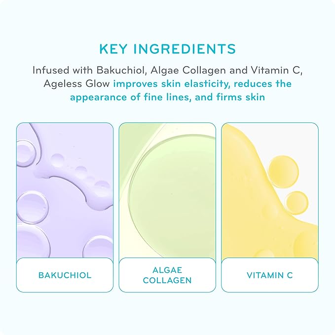 pūrlisse Ageless Glow Serum BB Cream SPF 40 - Glow BB Cream with SPF Enriched with Bakuchiol & Vitamin C to Help Improve Firmness & Reduce Wrinkles for Dewy Skin - Tan Deep (1.4 oz)-BrightBean Baby