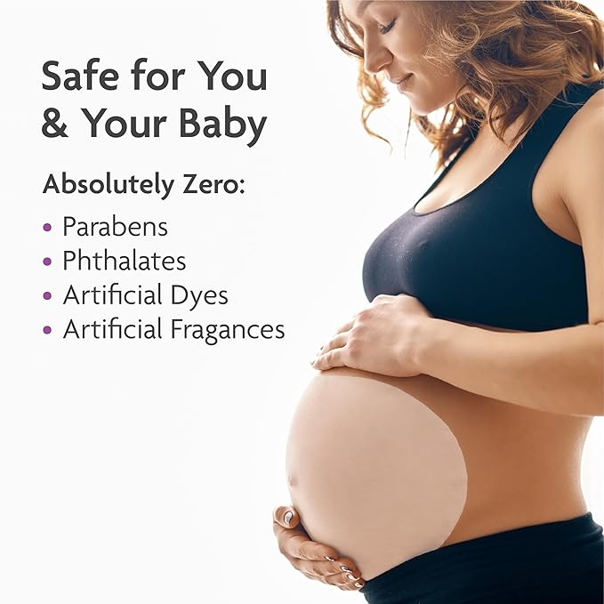 TriLASTIN Belly Masks - Belly Masks for Pregnant Women - Hydrating & Soothing for Itchy Skin - Reduces Stretch Marks - Safe for Sensitive Skin - Paraben & Phthalate-Free - Made in USA - 1 Pack-BrightBean Baby
