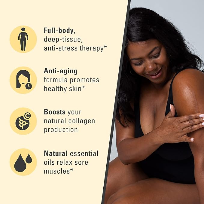 Ylang Ylang + Ginger Lymphatic Drainage Massage Oil – with Collagen & Stem Cells for Circulation, Detox & Cellulite Removal – Body Oil for Muscle Relief, Skin Firming & Relaxation – 8oz by M3 Naturals-BrightBean Baby