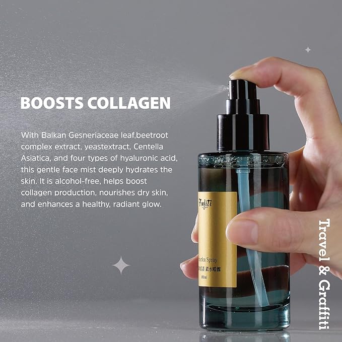 Haberlea Face Mist – Natural Rose-Scented, Alcohol-Free Facial Spray for All-Day Hydration & Pre-Makeup Use – Soothing Toner Mist for Dry, Sensitive Skin – Made in Taiwan – 100ml-BrightBean Baby