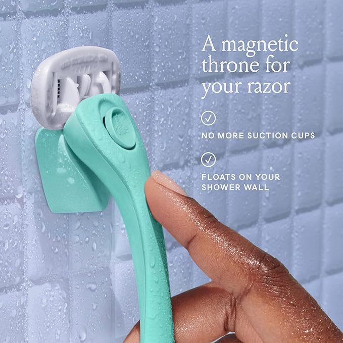 Billie Razors for Women Shave Kit – Razor + 4 x 5-Blade Razor Refills + Magnetic Holder – Minty-BrightBean Baby
