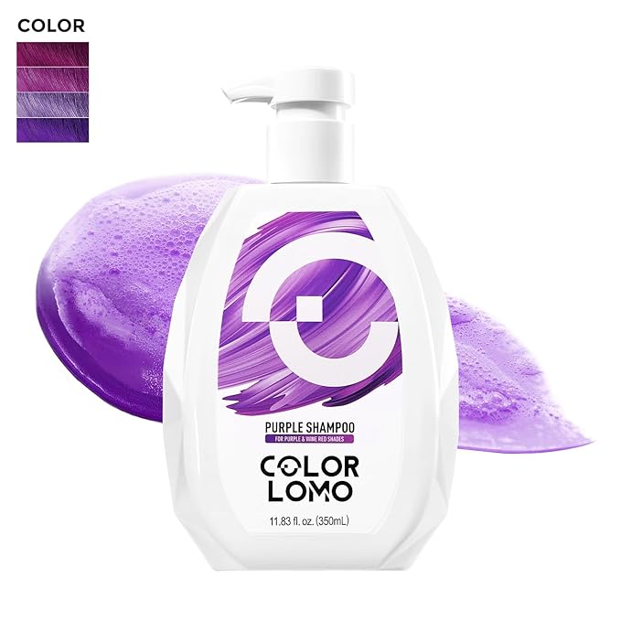 Ultra Color Safe Shampoo | Help Prevent Fading & Provide Subtle Color Replenishment | Prolong Color Vibrancy and Enhance Shine | Vegan & Cruelty-Free Formula | For Purple Color Treated Hair-BrightBean Baby
