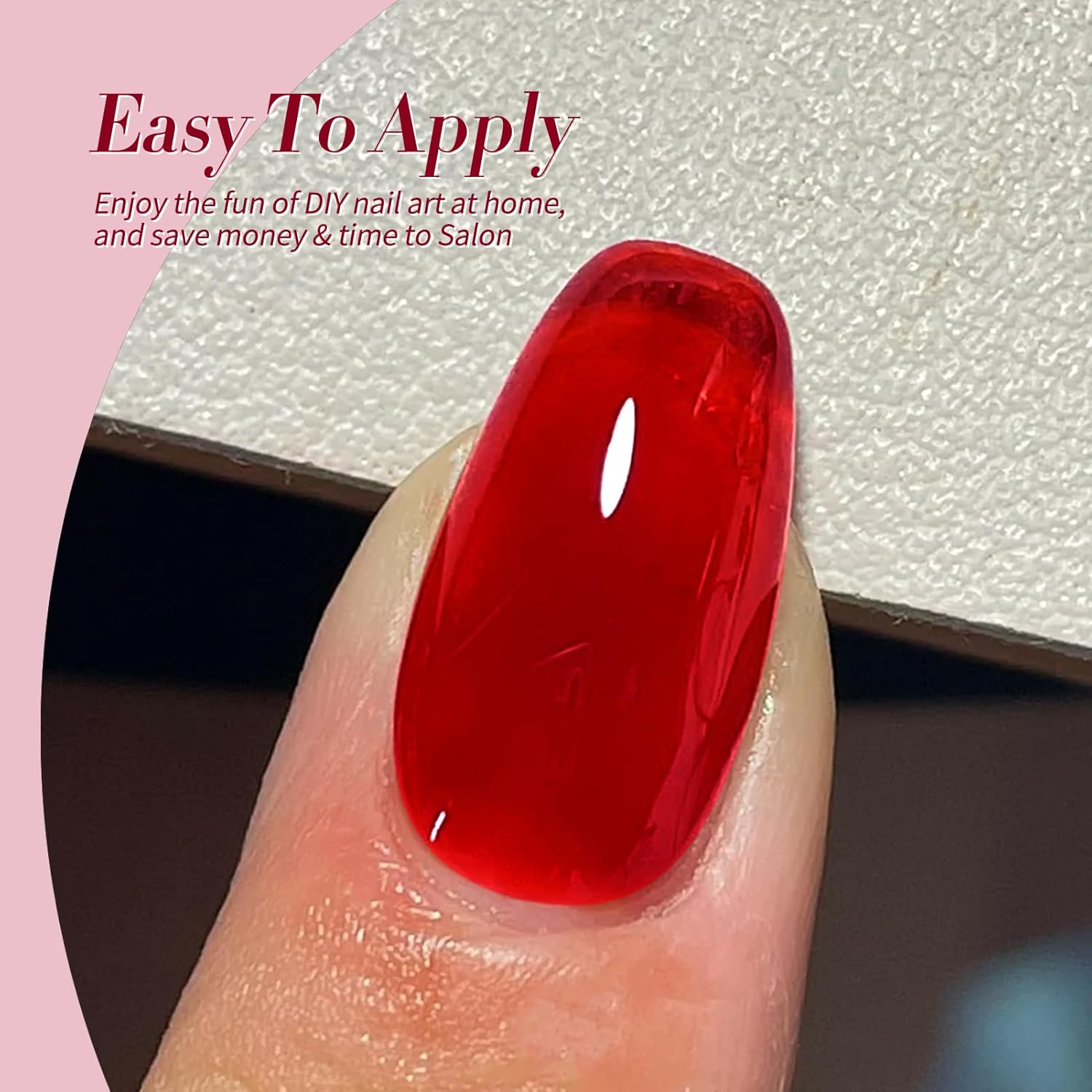 Born Pretty Jelly Gel Nail Polish Halloween Neon Gel Polish,Brown Blood Wine Red Blue Purple Green Translucent Effect,Soak Off U v LED Light Cure Nail Art Kit for Salon Manicure and DIY at Home-BrightBean Baby