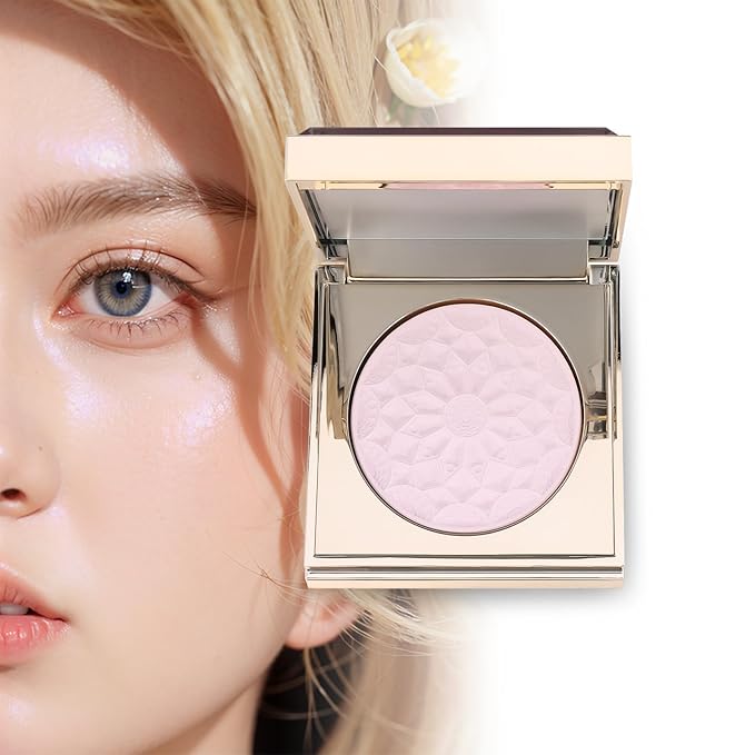 Face Highlighters Exquisite 3D Texture Luminizers Palette, Shiny Contour Makeup Illuminator for Body Cheek Eyebrow Nose Chin Lip Glossy Shimmer Contouring Palette-BrightBean Baby