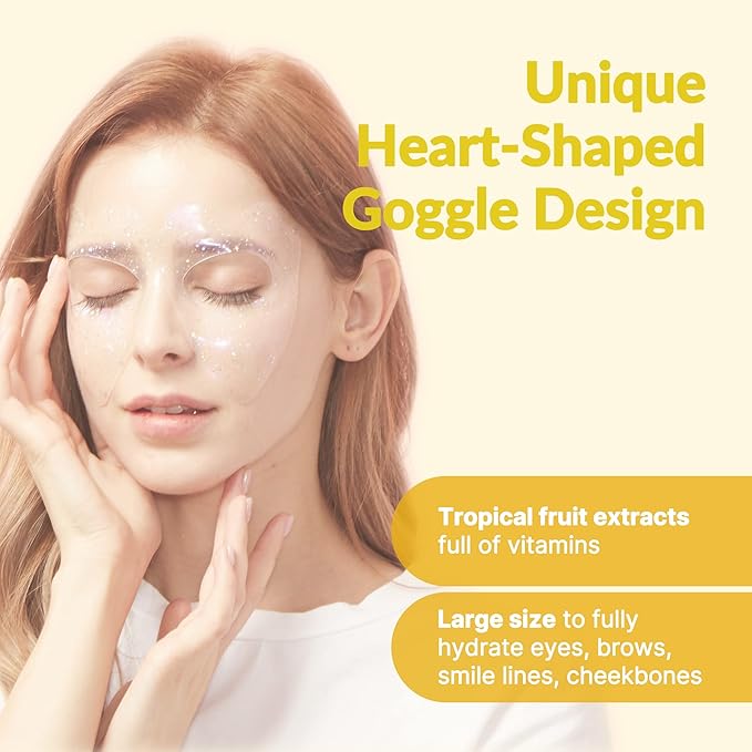 Heart goggle brightening mask-BrightBean Baby