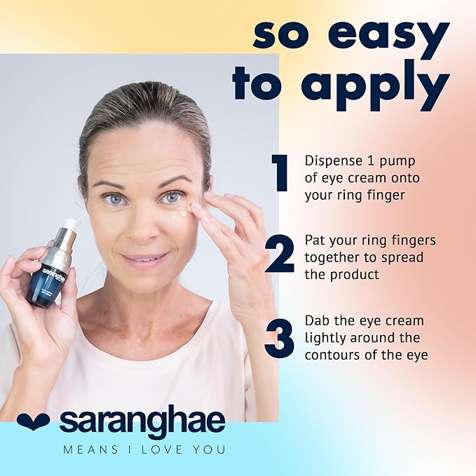 Cica Korean Under Eye Cream - Dark Circle & Puffiness Reduction, Anti-Aging Under Eye Treatment, Hydrating Niacinamide Cream for Minimizing Wrinkles – 1 Ounce by Saranghae-BrightBean Baby