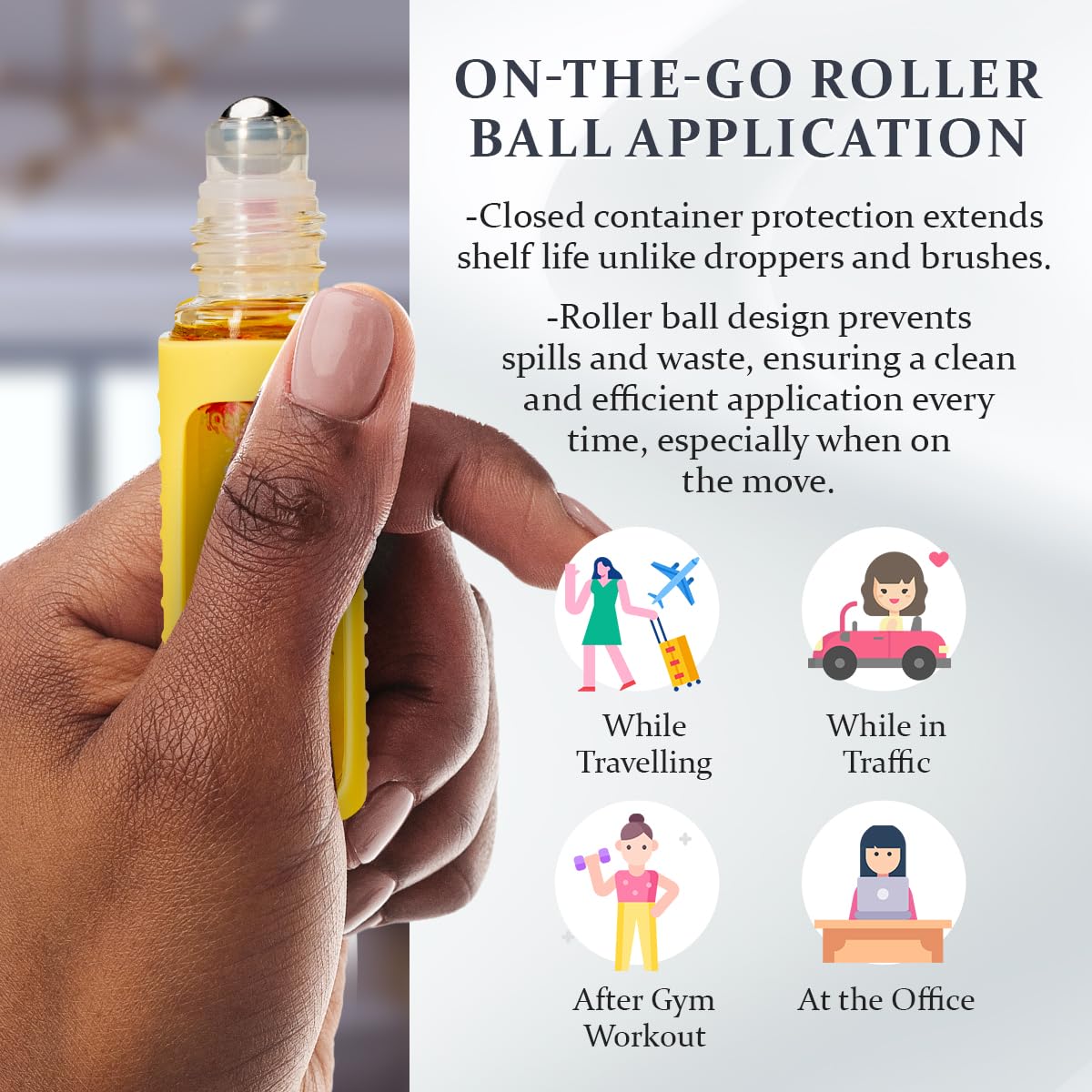 Honey Jasmine Organic Nail Cuticle Oil Pen with Jojoba, Coconut MCT, and Rosehip for Nail Hydration, Growth & Strength, Travel Size Keychain(0.34 Fl Oz)-BrightBean Baby