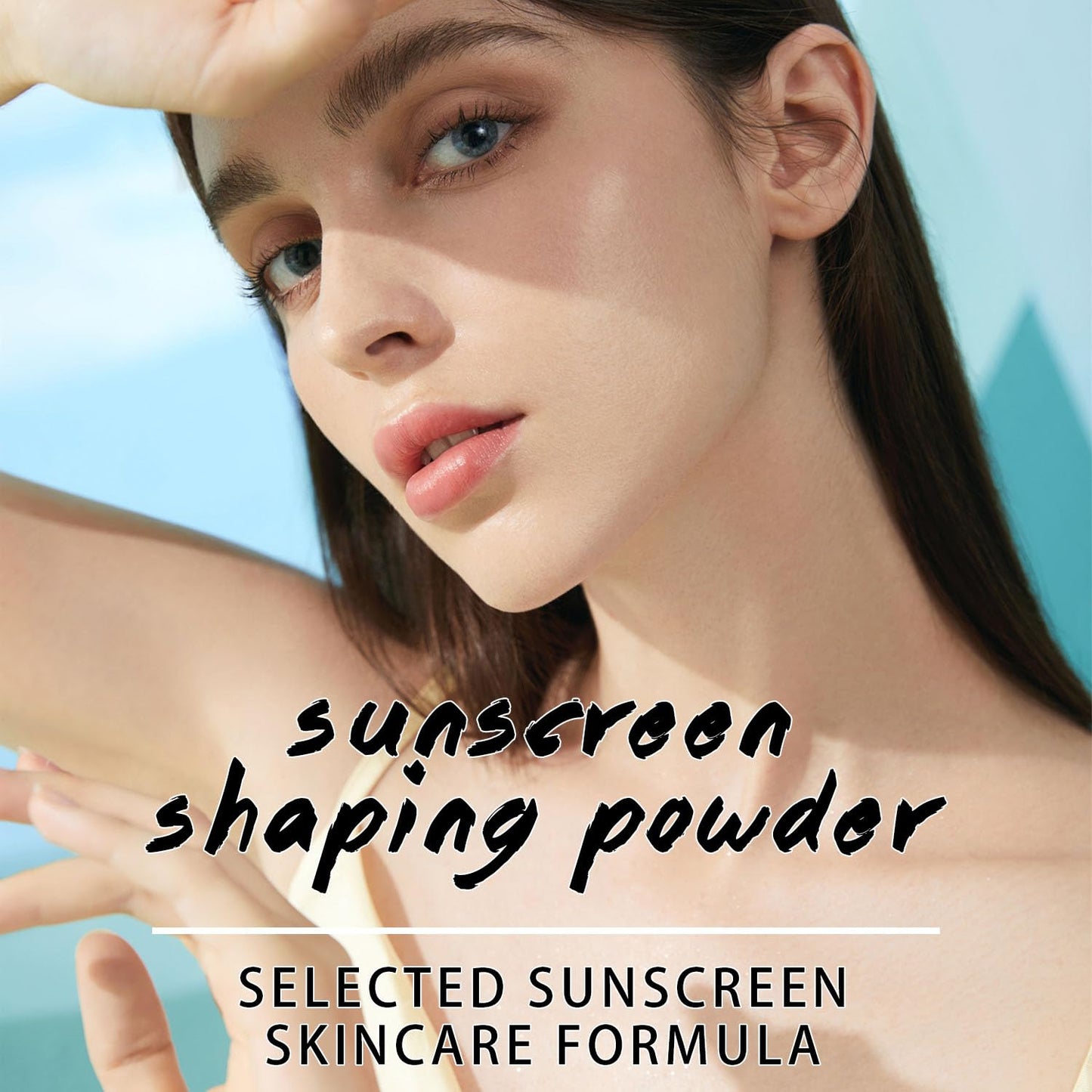 Sunscreen Setting Powder SPF 35, Mineral Brush Powder for Face & Scalp, Oil Control Natural Matte Finish Loose Powder Translucent Lasting Lightweight Breathable for All Skin (04# Pink Complexion)-BrightBean Baby