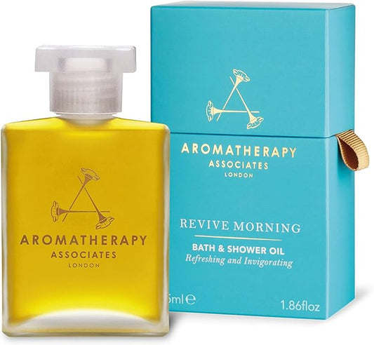 Aromatherapy Associates Revive Morning Bath and Shower Oil – Hydrating Oil with 3 Essential Oils to Refresh Mind, Body, and Spirit (1.86 oz)-BrightBean Baby