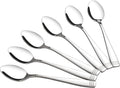 Obstnny 16-Piece Stainless Steel Teaspoons, Small Dessert Spoons Set