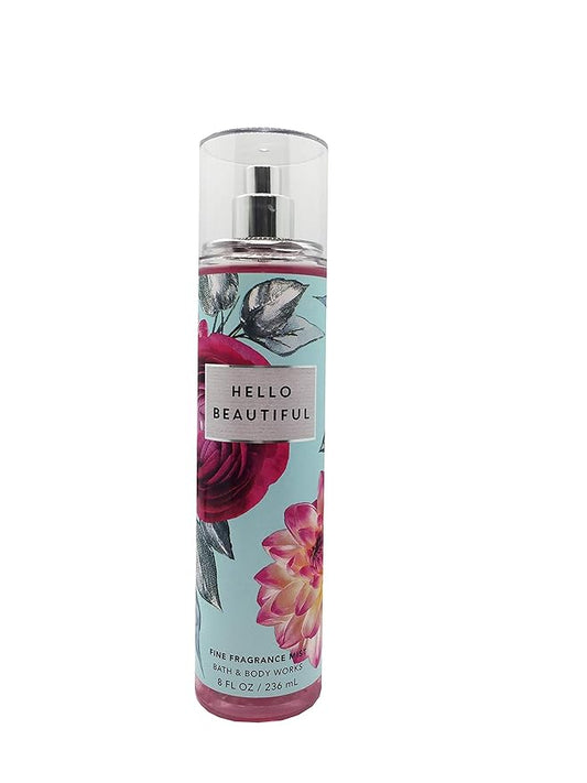 Bath & Body Works Fine Fragrance Mist Hello Beautiful-BrightBean Baby
