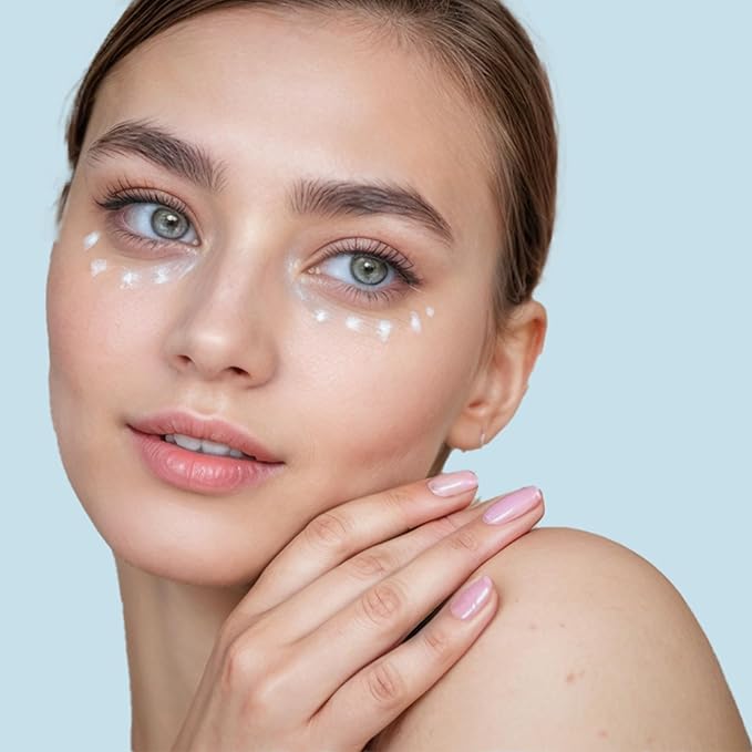 Hyaluronic Acid Anti-Aging Eye Cream - 15ml | Under Eye Cream | Marine Extracts | Bearberry and Licorice Root for Dark Circles | Eye Cream | Wrinkles and Reduce Puffiness | Fragrance-Free-BrightBean Baby