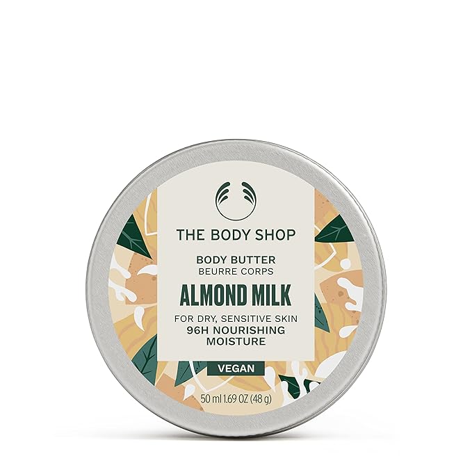 The Body Shop Almond Milk Body Butter – Hydrating & Moisturizing Skincare for Dry and Sensitive Skin – Vegan – 1.7 oz-BrightBean Baby
