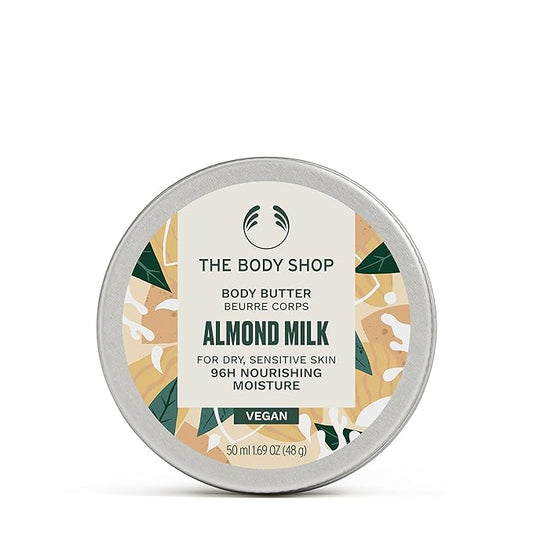 The Body Shop Almond Milk Body Butter – Hydrating & Moisturizing Skincare for Dry and Sensitive Skin – Vegan – 1.7 oz-BrightBean Baby