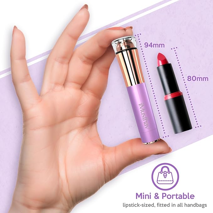 Portable Facial Hair Remover for Women – Painless, Fast & Precise Flawless Electric Razor & Epilator for Face, Lips, Chin Hair Removal – 18K Gold-Plated, 360° LED Light-BrightBean Baby