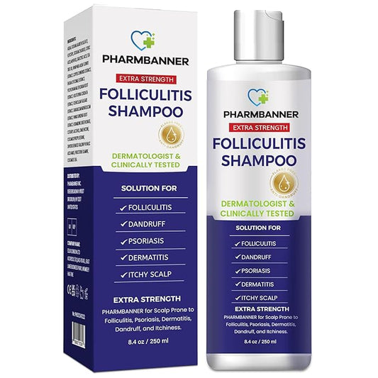 Anti-Fungal Shampoo for Folliculitis, Seborrheic Dermatitis, Scalp Psoriasis - Relieves Itchy & Dry Scalp-BrightBean Baby