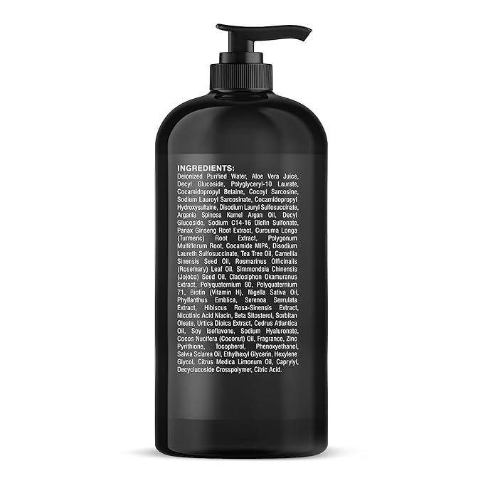 Botanic Hearth Biotin Shampoo | Infused With Korean Ginseng & Turmeric For Stronger, Thicker | Looking Hair | Sulfate & Paraben Free | 16 Fl. Oz-BrightBean Baby