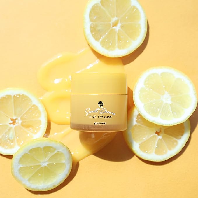 Sweet Dreams Lip Mask: Nourishing, Plumping and Hydrating Lip Balm | Ecofriendly Lip Sleeping Mask | Hyaluronic Acids + Vitamin C + Shea Butter + Antioxidants | Yuzu - 0.7 oz.-BrightBean Baby