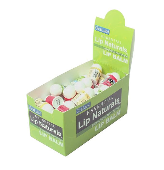 Lip Naturals® Mini Balms: 3 Flavors, SPF-15, 50ct-BrightBean Baby