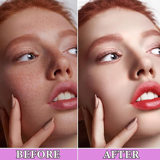 Color Correcting Facial Serum,Isolation Cream,Pore Primer,Invisible Pore,Skin Tone Correcting,Moisturizing Concealer Foundation Face Makeup Brightening Primer Base-BrightBean Baby