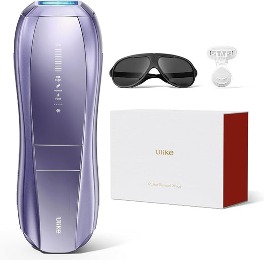 Ulike Laser Hair Removal Device Air 10 Ipl Gift for Women and Men, Ice Cool and Permanent Hair Reduction for Nearly Painless, Dual Lights, Skin Sensor & USHR Mode Hair Removal in 10mins from Home-BrightBean Baby