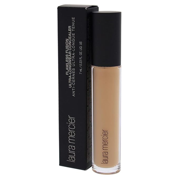 Laura Mercier Women's Flawless Fusion Concealer, 3W - Medium with Warm Undertones, One Size-BrightBean Baby