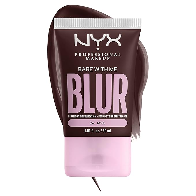 NYX PROFESSIONAL MAKEUP Bare With Me Blur Skin Tint Foundation Make Up with Matcha, Glycerin & Niacinamide - Java-BrightBean Baby