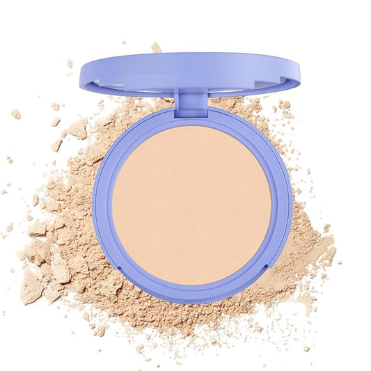 Oil Control Face Powder, Matte Smooth Setting Powder, Waterproof Long-Lasting Setting Powder, Perfect Lightweight Face Makeup For Soft Focus Finish, Minimizes Fine Lines And Pores (Classic Ivory)-BrightBean Baby