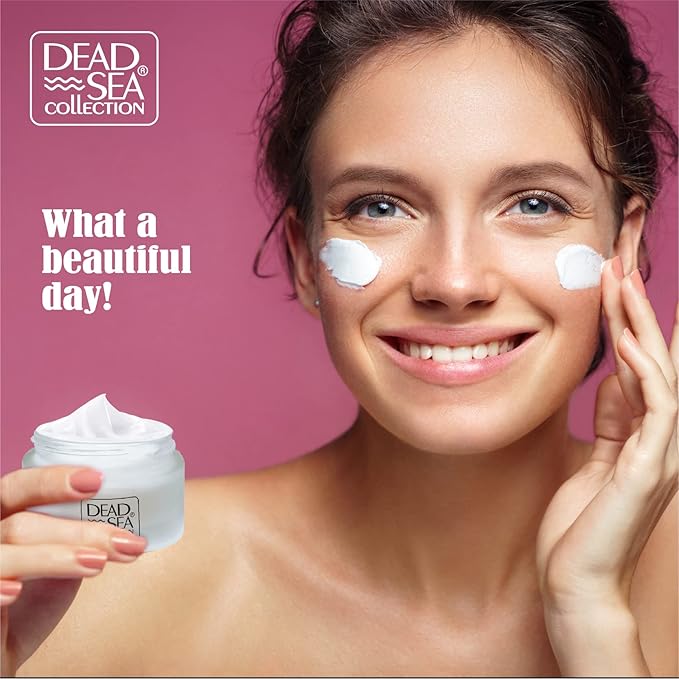 Dead Sea Collection Facial Kit - Day and Night Creams & Facial Serum with Vitamin C & Collagen - Anti-Aging and Anti-Wrinkle-BrightBean Baby