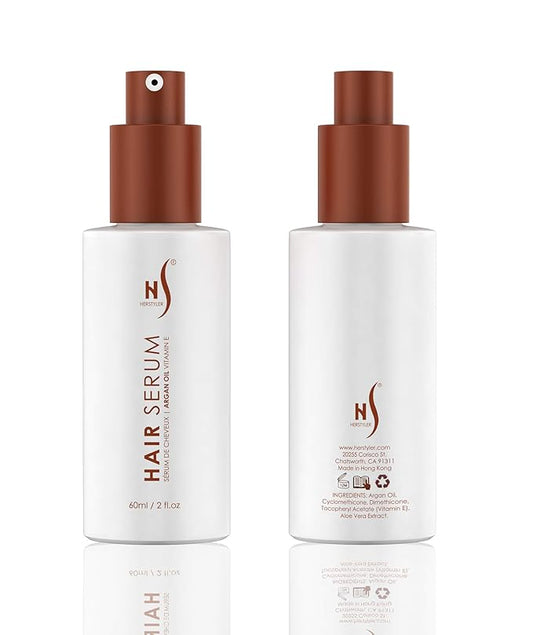 Herstyler Argan Oil Serum for Natural Shine - Anti-Frizz Straightening Serum for Damaged Tresses (Pack of 2)-BrightBean Baby