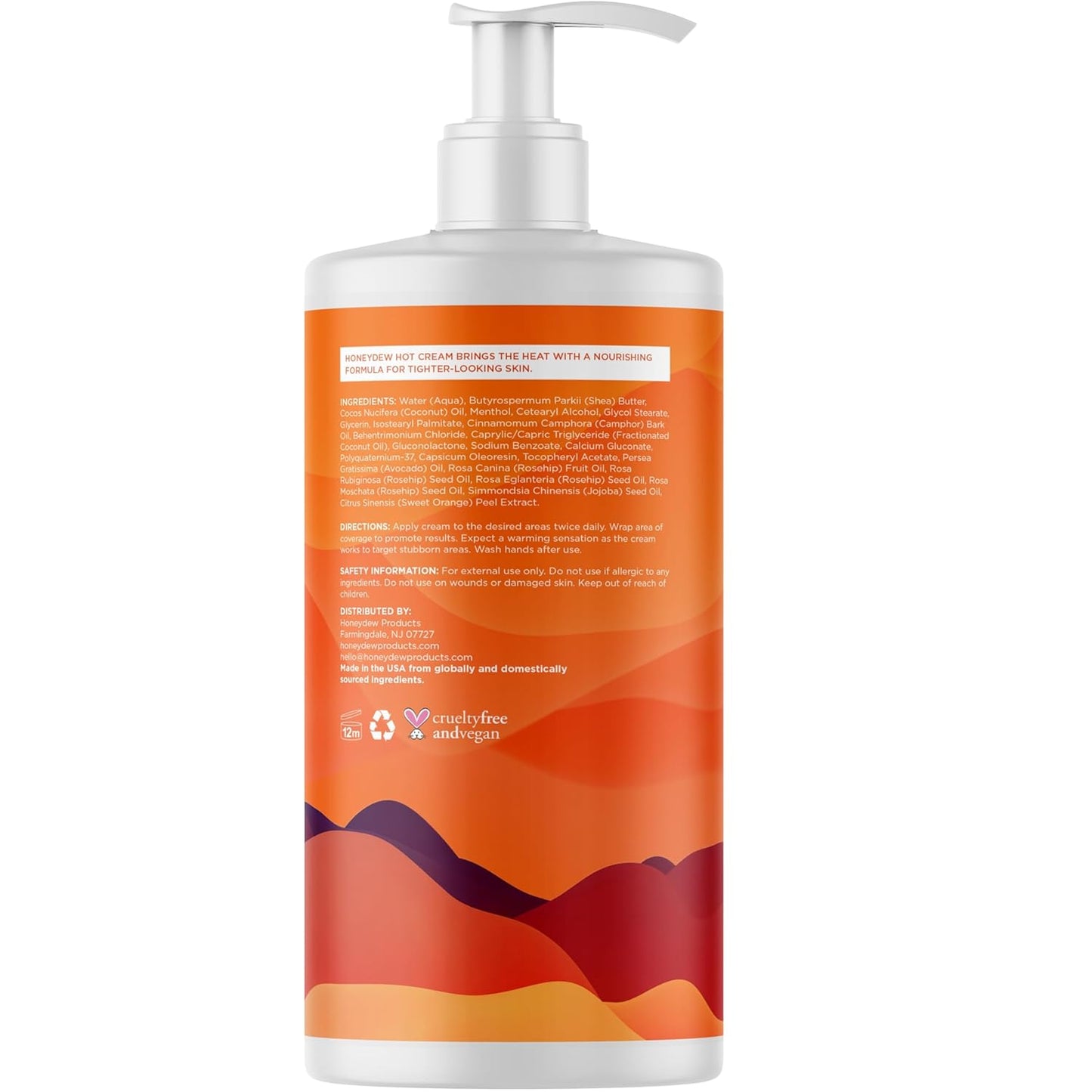 Hot Cream Sweat Enhancer - Premium Body Sculpting Sweat Cream with Invigorating Botanical Extracts - Extra Strength Cellulite Cream for Thighs Belly and Bum with Firming Body Oils (12 Fl Oz)-BrightBean Baby