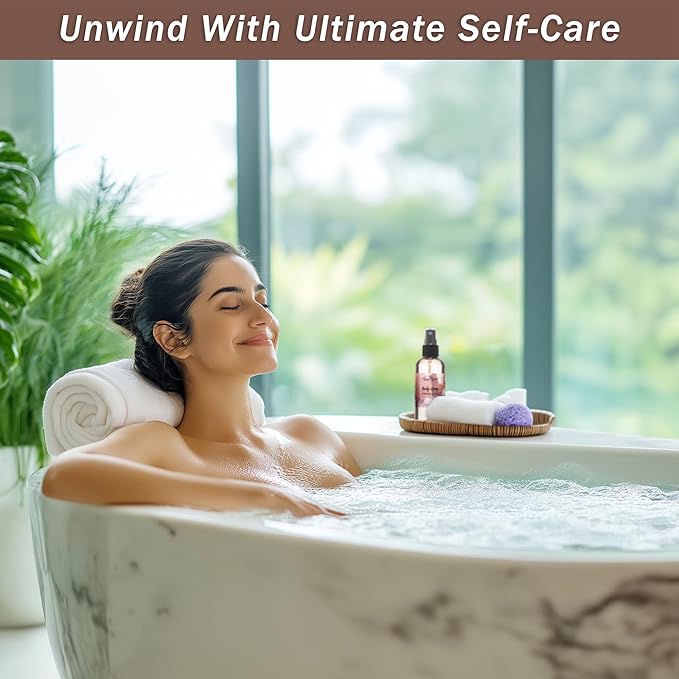 Bath Spa Gift Sets - Luxury Basket With Coconut & Vanilla - Spa Kit Includes Wash, Bubble Bath, Lotion, Bath Salts, Body Scrub, Shower Puff, Bathbombs, Soap in Wooden Basket-BrightBean Baby