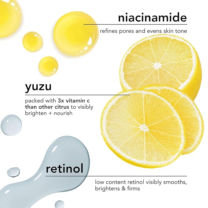 Saturday Skin Yuzu Vitamin C Sleep Mask Regenerist Retinol Ultra Rich Face Moisturizer Cream Smooth Skin and Reduce Wrinkles Ideal for All Skin Types-BrightBean Baby
